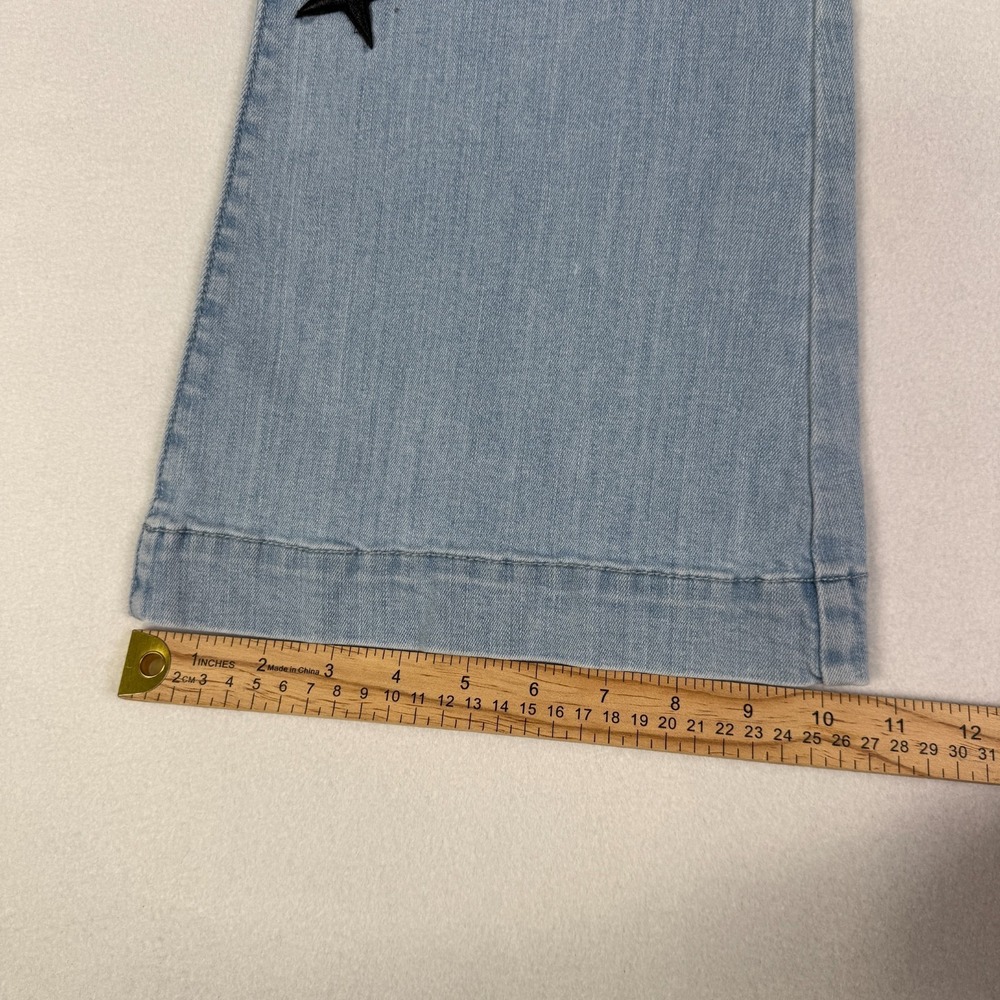 Altar'd State Womens Flare Jeans with Stars Size 25/0 Light Wash Denim SPP11593 - Picture 14 of 15